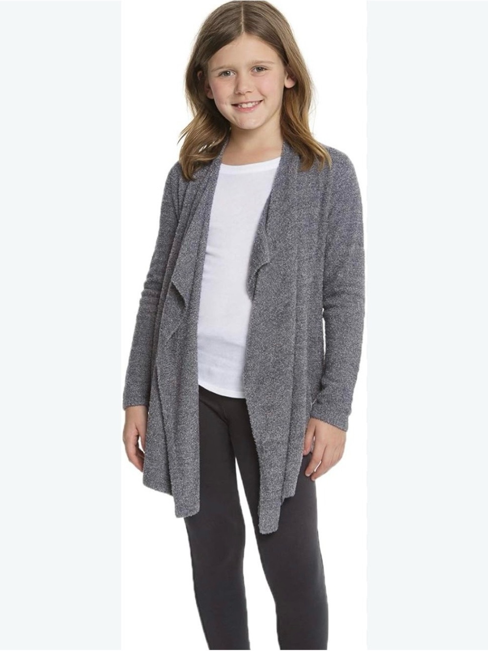 Barefoot Dreams Girls Cardigan Sweater Wrap 8-10